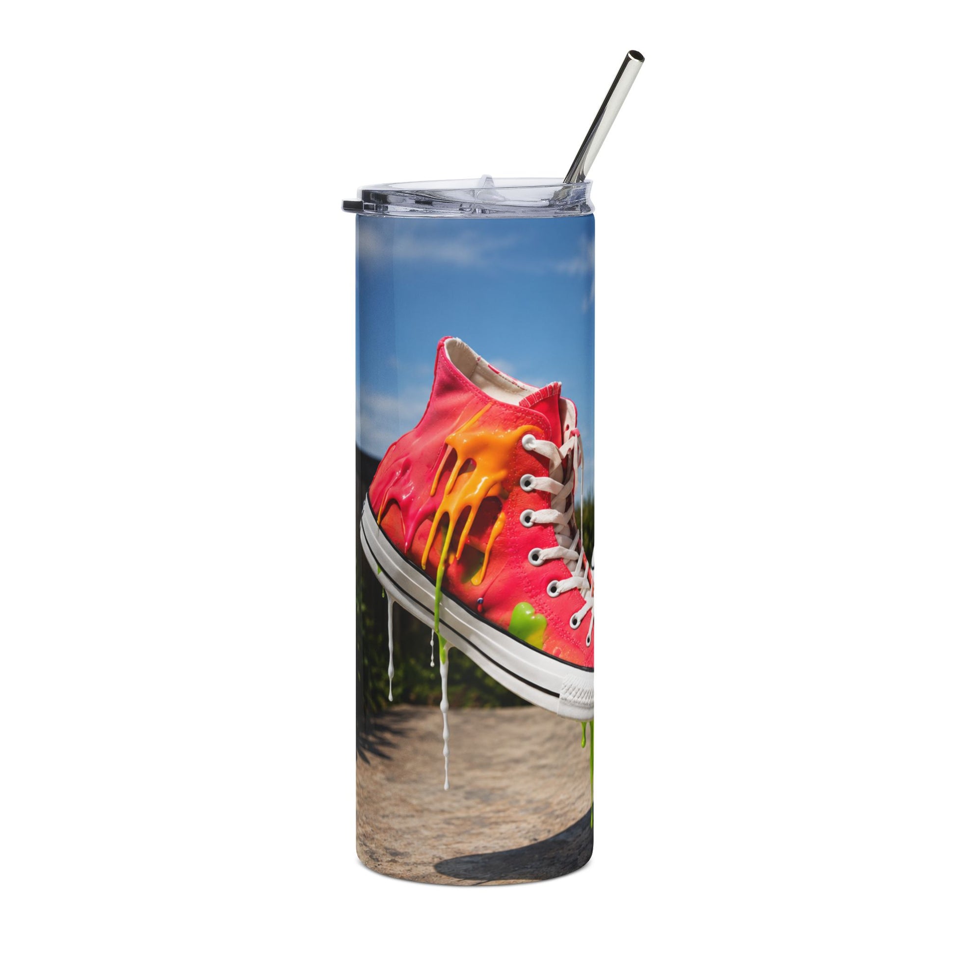 Paint Splash Tumbler Design | Neon Streetwear image 1