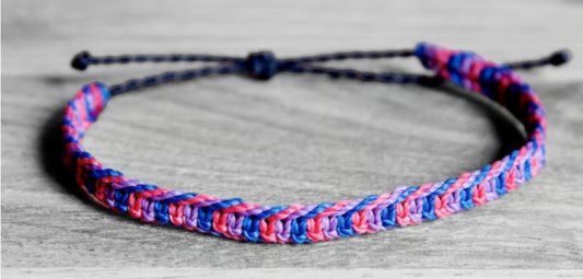 Braided Bisexual Bracelet image 0