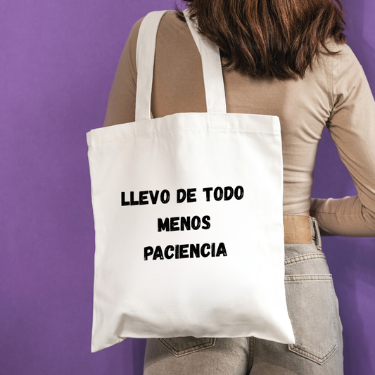 Funny Latina Tote Bag, Cotton Canvas Tote, Funny Spanish Tote Bag, Mexican Mom image 1