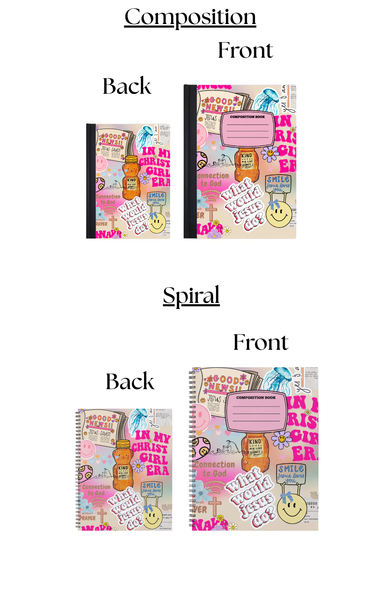 Composition Notebook | Trendy Aesthetic School Journal Collection
