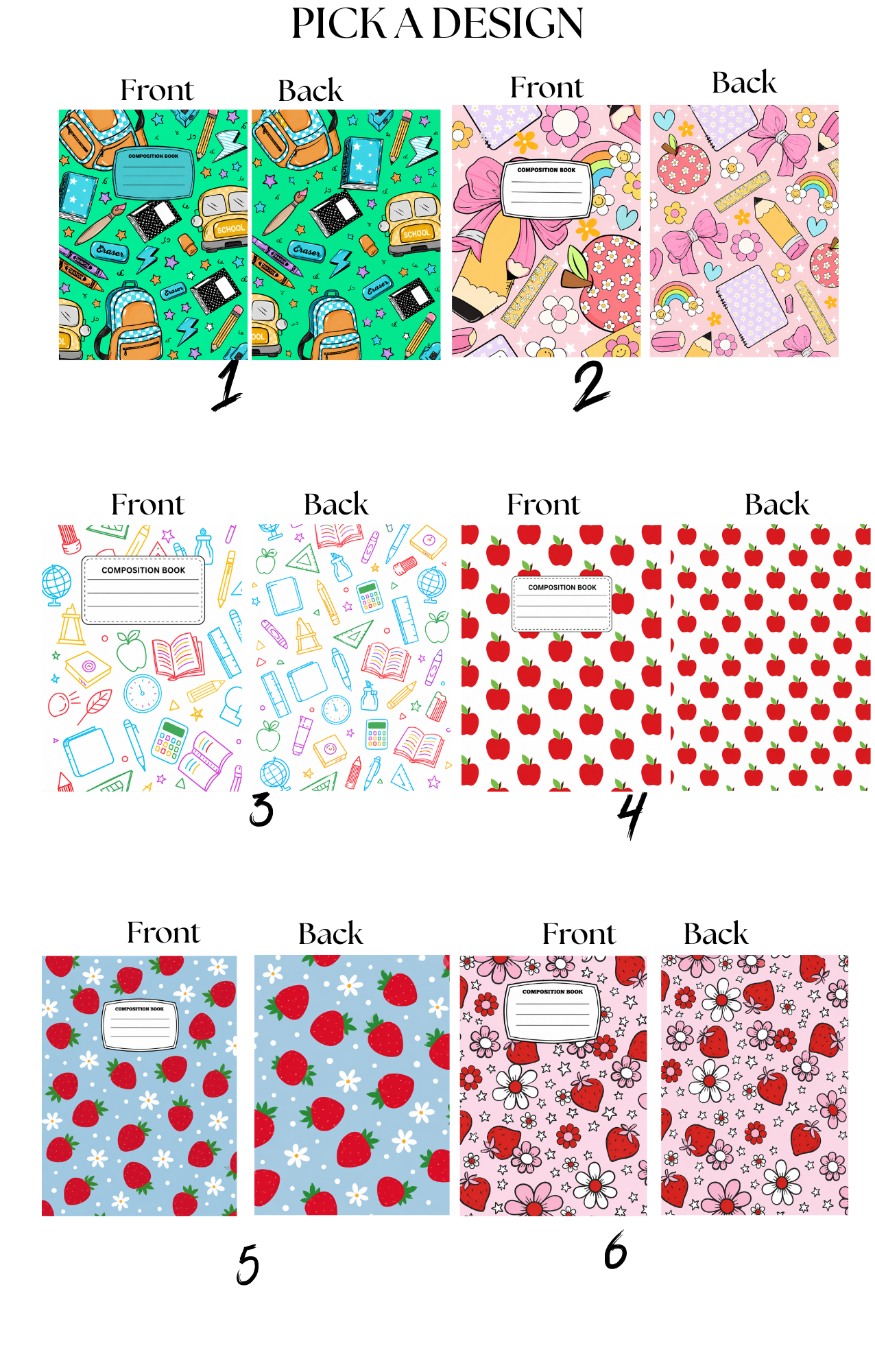 Composition Notebook | Back to School Journal for Students